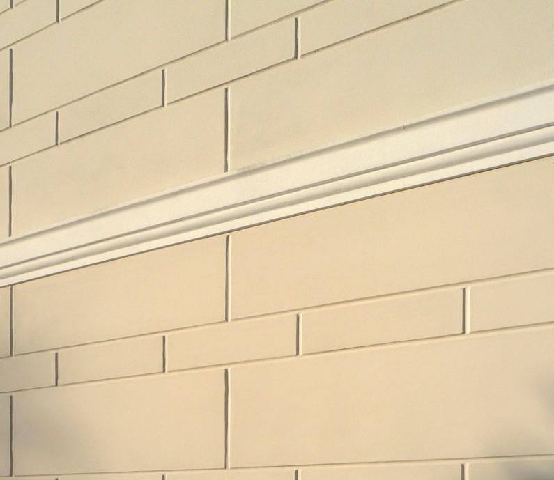 Nowe tynki boniowane, nowa powłoka malarska.