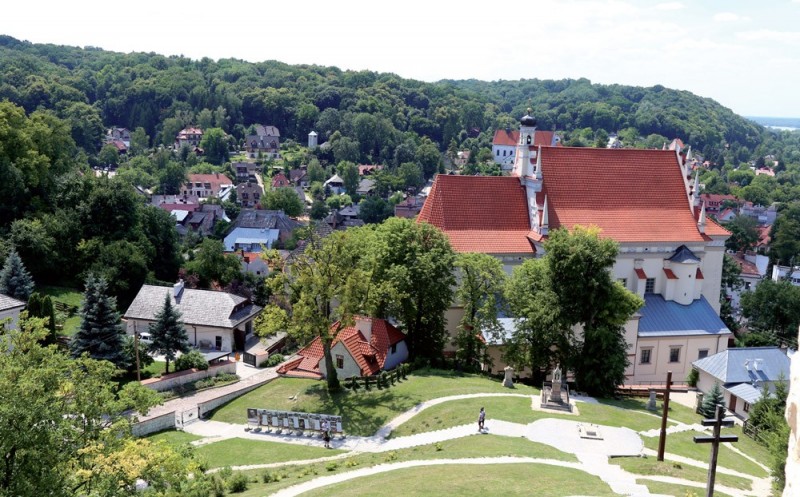 Fara kazimierska,
Kazimierz i okolica
od strony ruin zamku.
Fot. A. Hardt