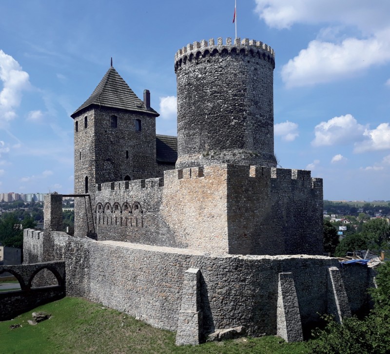 Średniowieczny zamek
w Będzinie – identyczne
wykorzystanie zaprawy
Optosan TrassMörtel
jak w Kazimierzu
Dolnym.