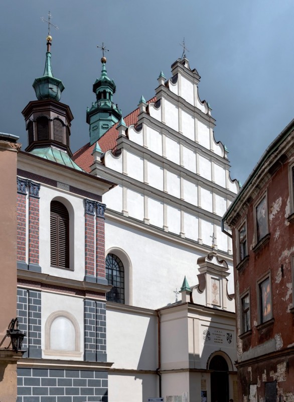 Bazylika
pw. św. Stanisława
Biskupa Męczennika,
widok od strony rynku
staromiejskiego