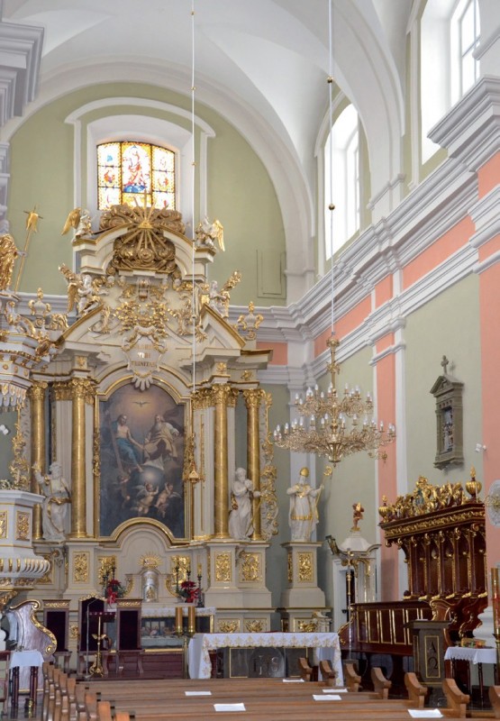 Wnętrze barokowego
kościóła pw. Trójcy
Świętej w Janowie
Podlaskim