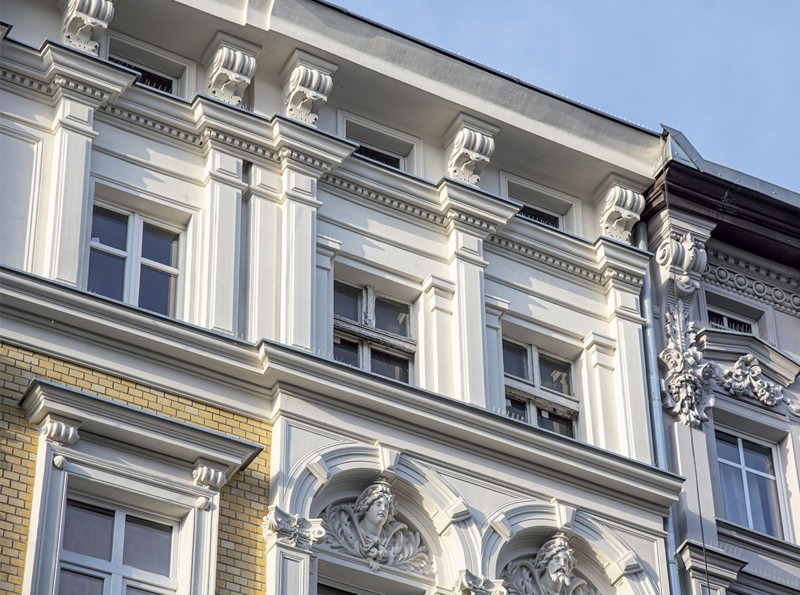 Miernicza 9 we Wrocławiu po renowacji. Fot. Baumit