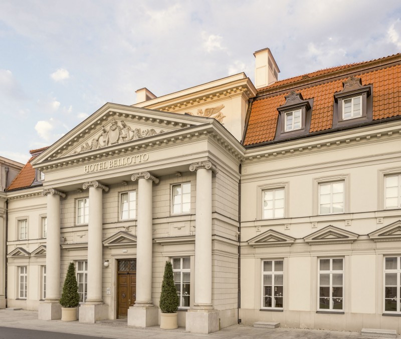 Hotel Bellotto, Warszawa, dachówka ceramiczna BORNHOLM (dzisiaj pod nazwą MILANO)